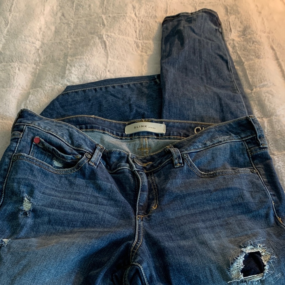 Slink Jeans Women's Classic Blue Skinny Jeans